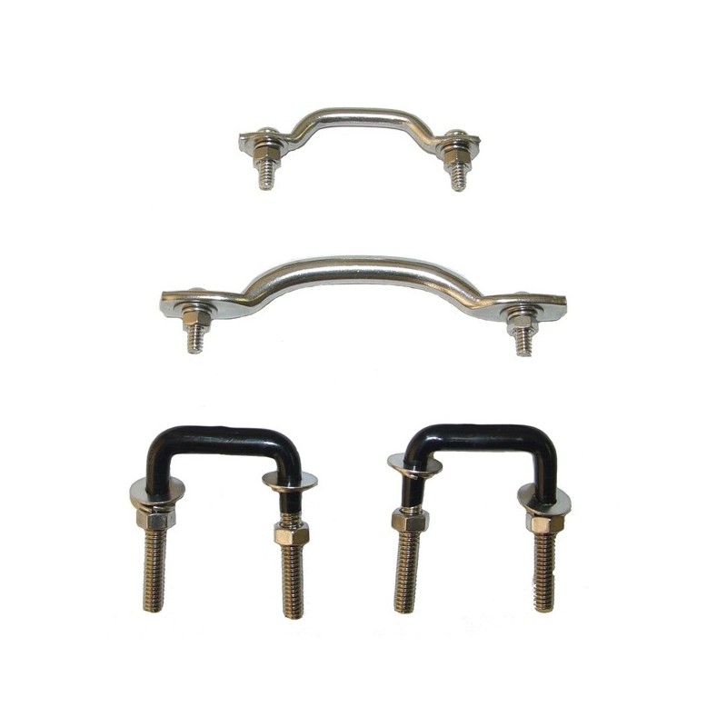 Ganci poggia parabrezza Inox Jeep Cj-Yj