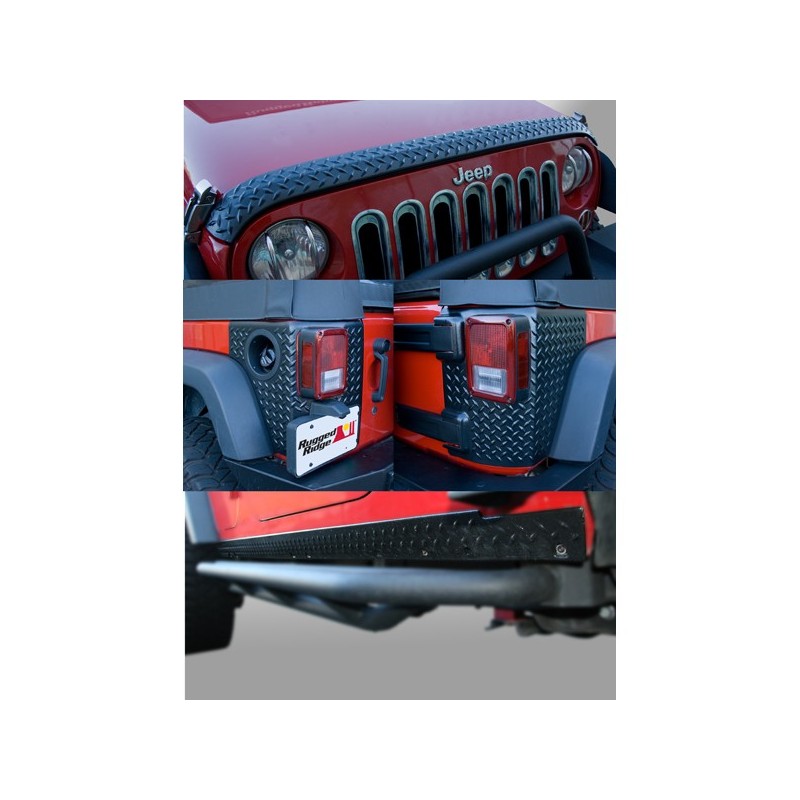 Kit Protezioni Jeep Wrangler Jk 4 Porte 07-13 