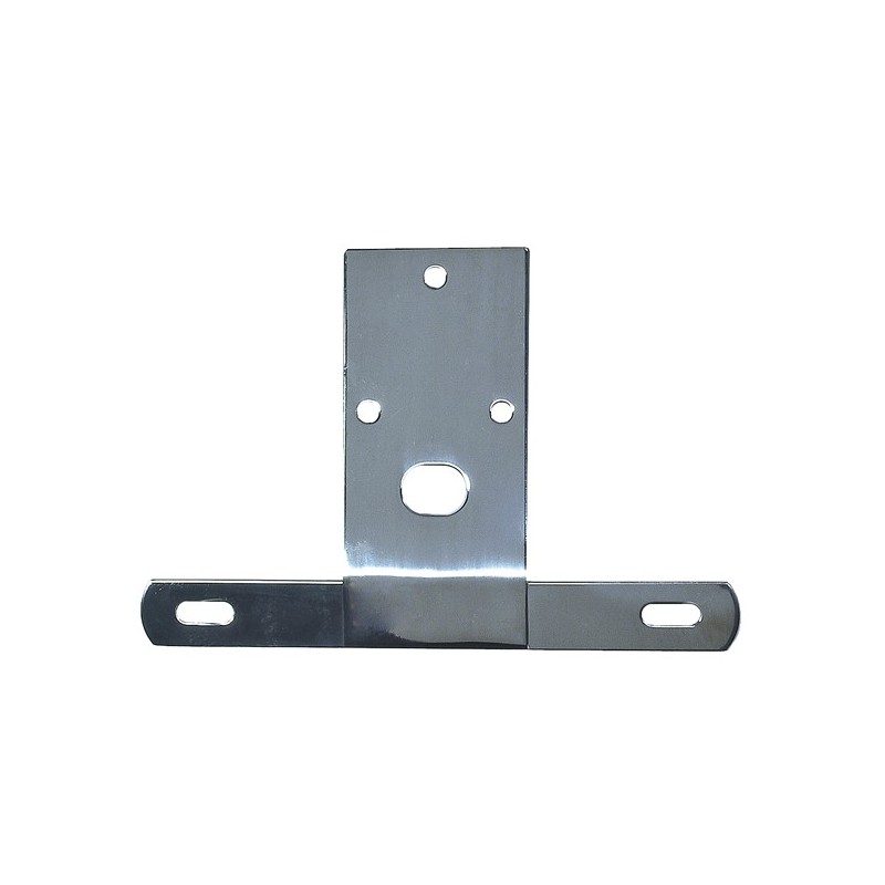 Piastra Porta Targa Cj Inox