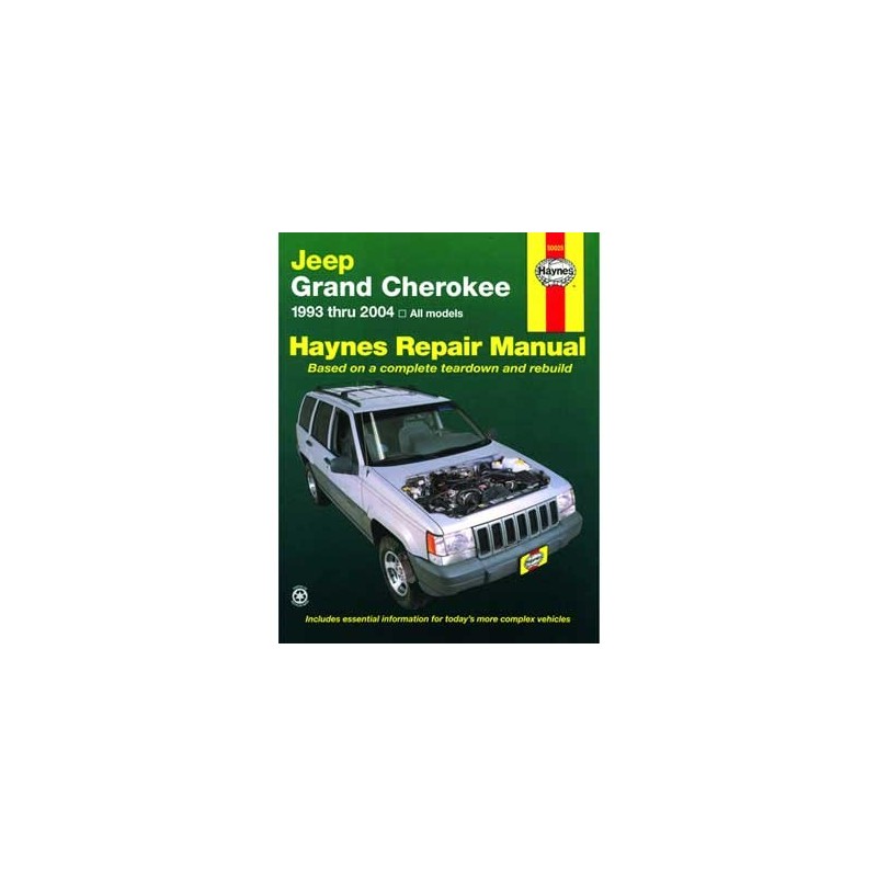 Manuale  Riparazione  Englese - Grand Cherokeezj / Wj / Wg 93 - 04