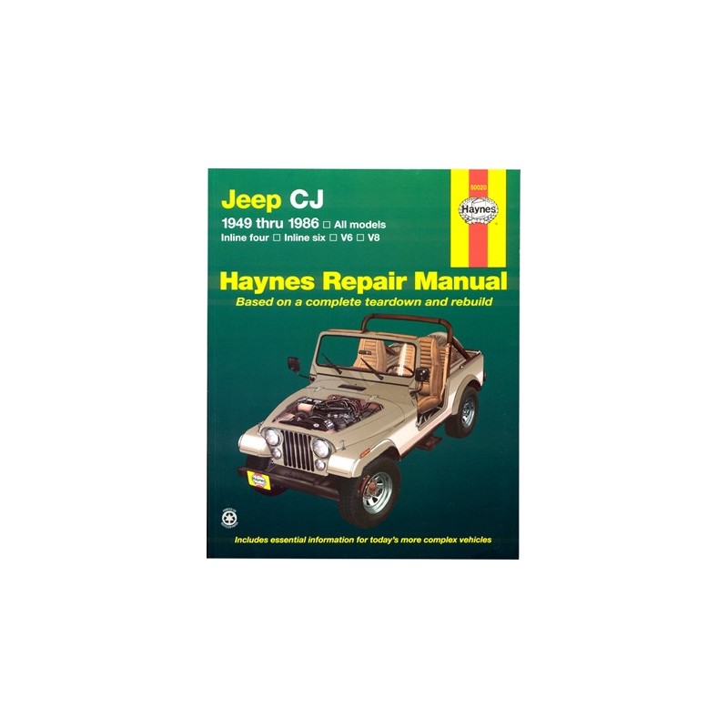 Manuale  Riparazione  Englese - Cj