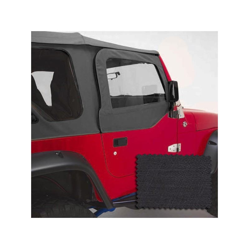 Tele Mezze Porte Black Denim, 97-06 Jeep Wrangler