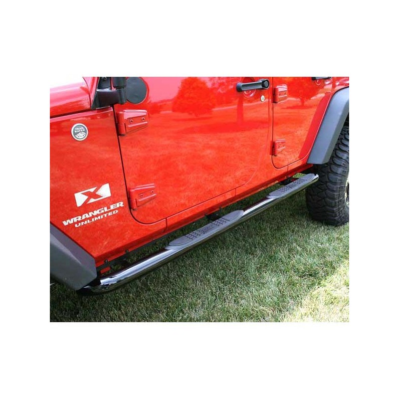 Pedane Nere 07-14 Wrangler  4 Porte 
