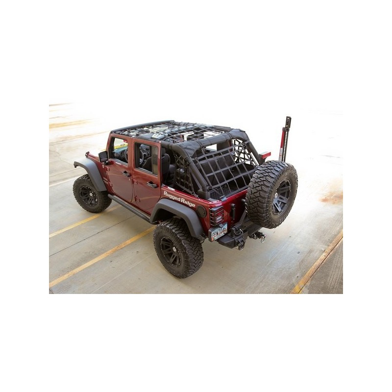 Cargo Net, Black, 4 Porte 07-15 Jeep Wrangler 