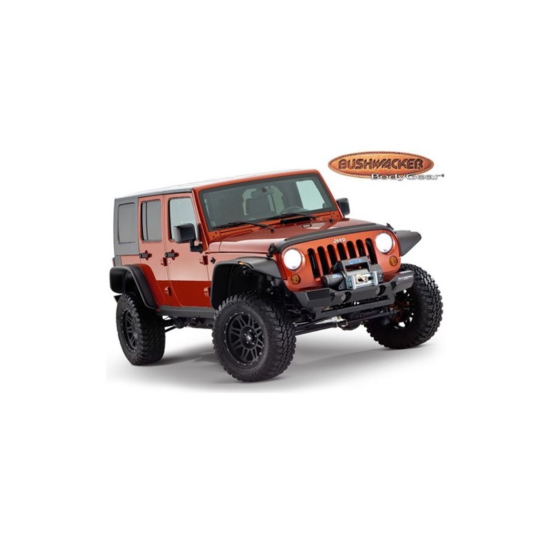 Bushwacker  Flat Fender Style  Wrangler JK Unlimited 07-15