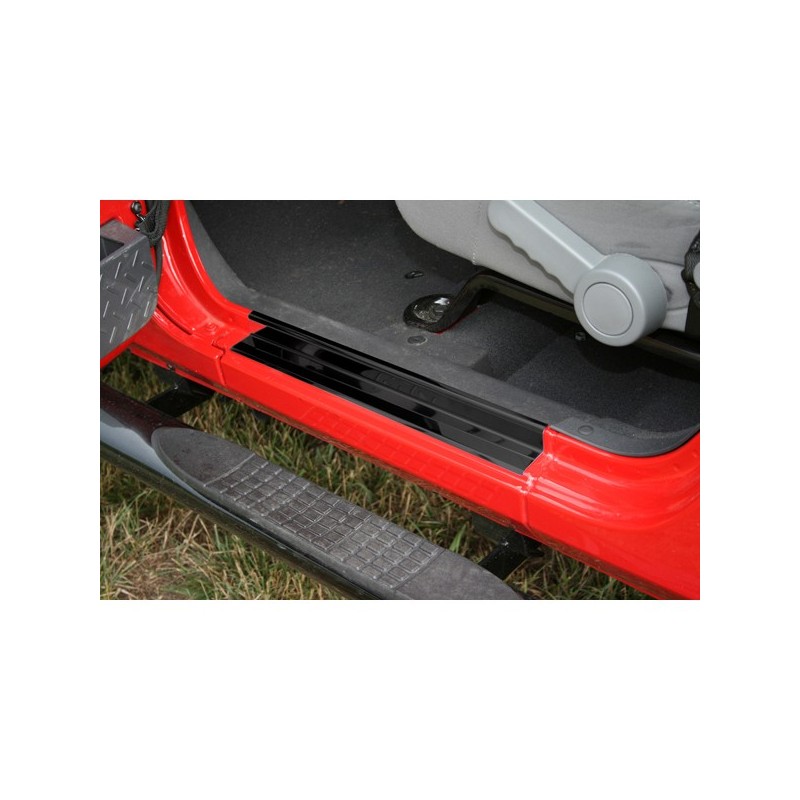 Battitacco neri anteriori  07-16 Wrangler JK