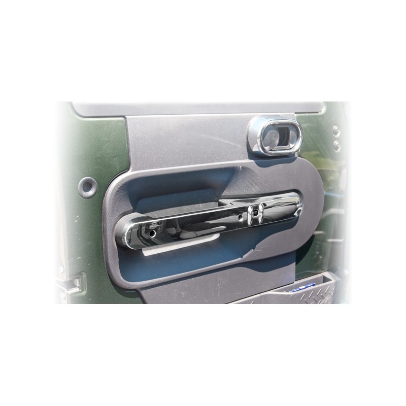 Cover maniglia anteriore Chrome, 07-10 Wrangler (JK)