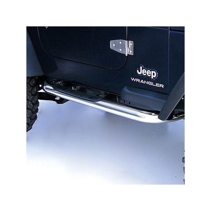 Pedane inox tubolari Wrangler TJ 97-06