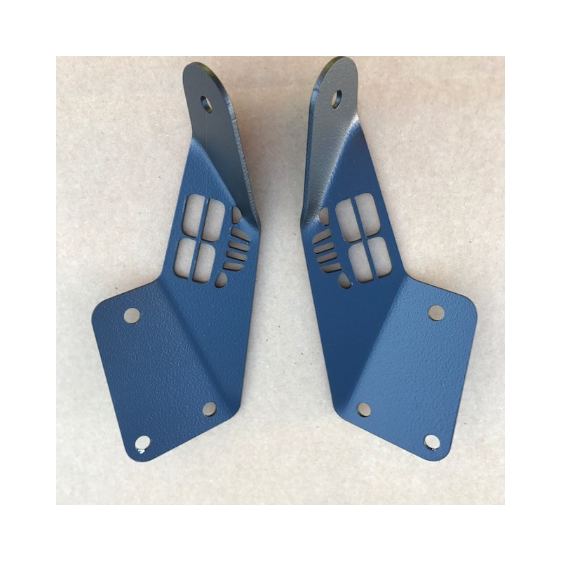 Kit staffe montaggio barra led 50cm su cofano Jeep Wrangler TJ