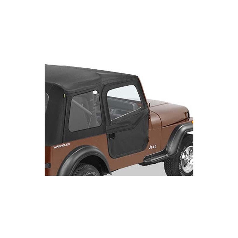 Porte divisibili in tela Bestop Jeep CJ Wrangler YJ