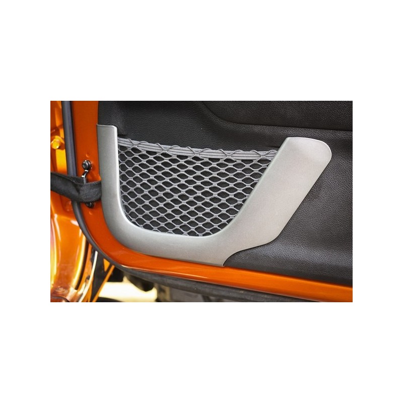 Cover Silver rete porte  11-18 Wrangler JK