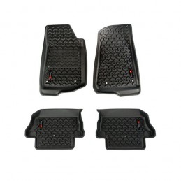 Tappetini anteriori e posteriori Jeep Wrangler JL 2 porte