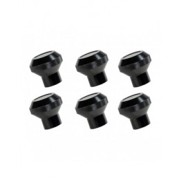 Kit Pomelli Alluminio Neri 76-86 Cj