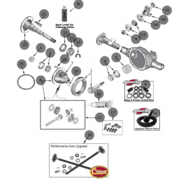 ASSALE POSTERIORE D35 WRANGLER TJ-YJ-XJ-ZJ