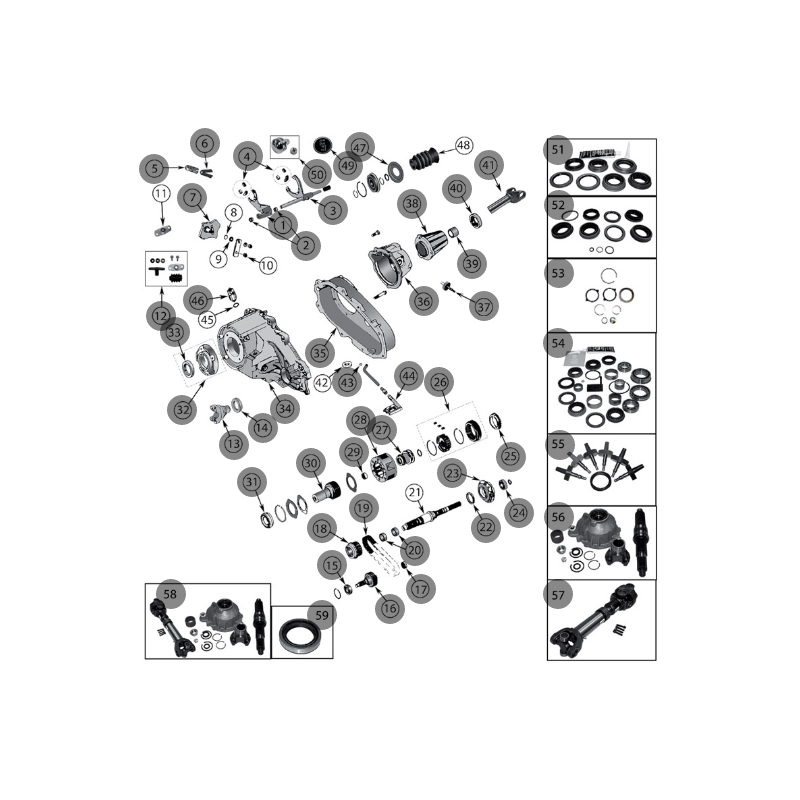 JEEP WRANGLER YJ RIDUTTORE NP231