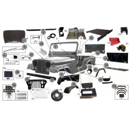 PARTI ESTERNE JEEP CJ