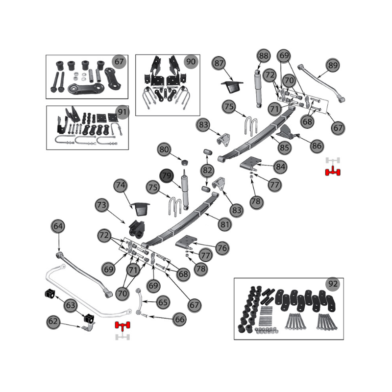 SOSPENSIONI WRANGLER YJ