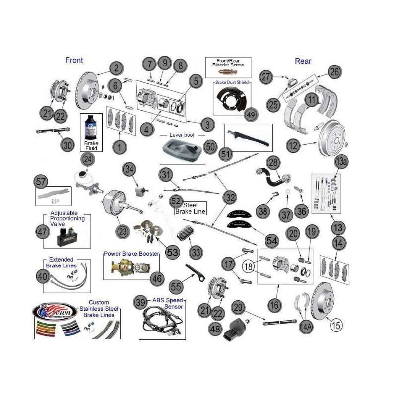 IMPIANTO FRENANTE WRANGLER TJ