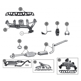 IMPIANTO SCARICO WRANGLER TJ