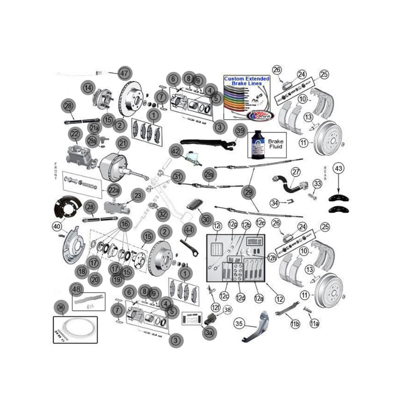 IMPIANTO FRENANTE JEEP CHEROKEE XJ