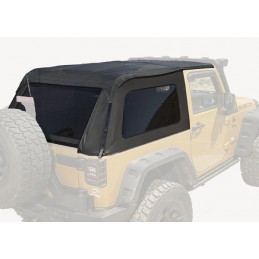 Bowless Top nero 07-18 Jeep Wrangler JK