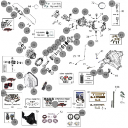 ASSALE ANTERIORE D44 WRANGLER JK