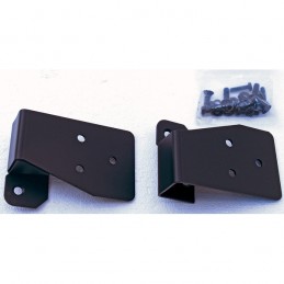 Mirror Relocation Brackets Black 03-06 Jeep Wrangler TJ