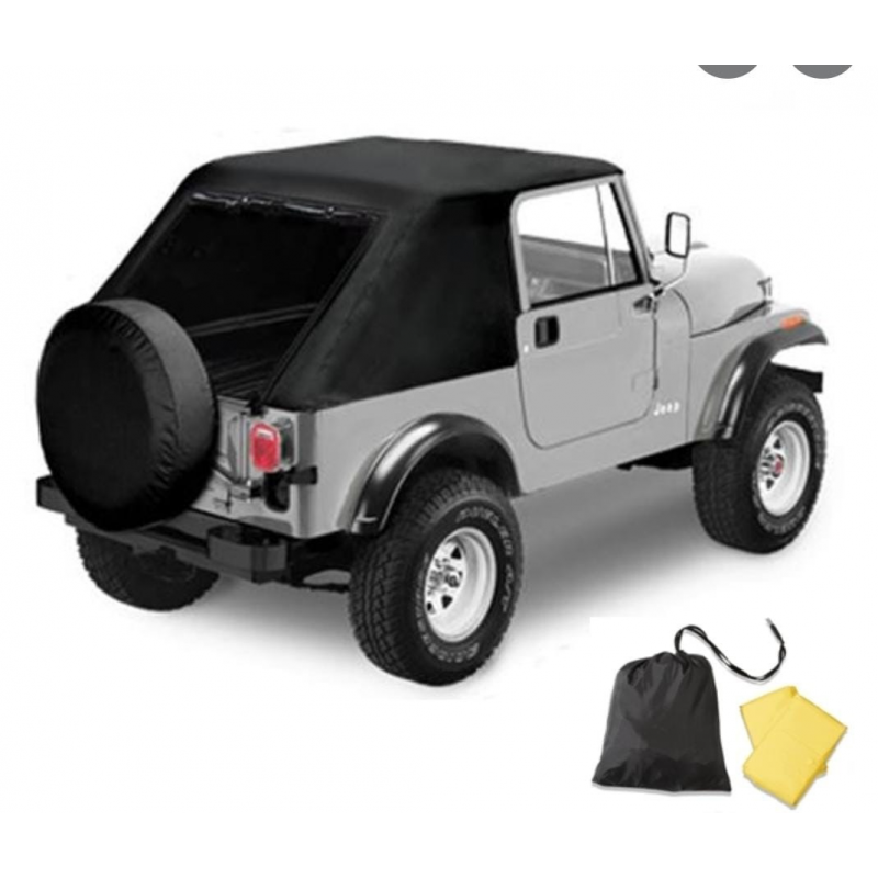Emergency Top  Jeep CJ 76 - 86  Wrangler YJ 87 - 91