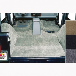 DELUXE CARPET KIT, GRAY, 97-06 JEEP WRANGLER TJ