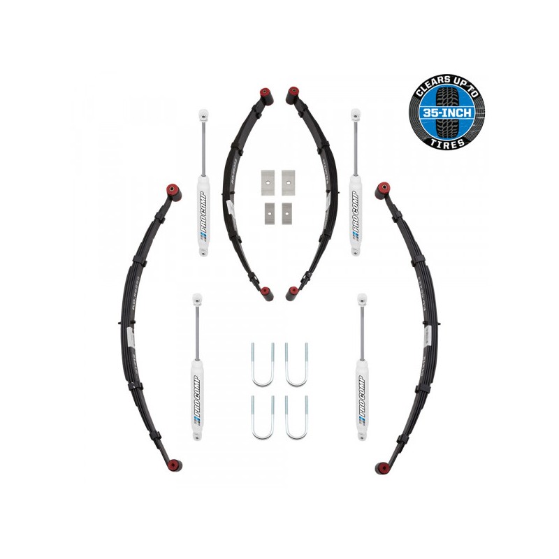 Kit rialzo Procomp 2,5" Jeep CJ 82-86