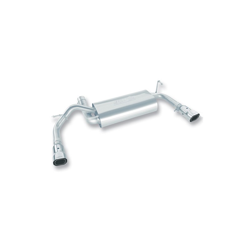 Cat Back Exhaust System Borla Jeep Wrangler JK 07-11