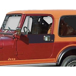 Kit decals Door Black Jeep CJ-Yj