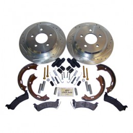 Complete Drilled & Slotted Brake Kit, Rear