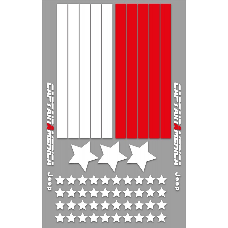 Kit decals USA