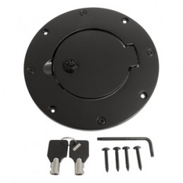 Fuel Door Black Locking Jeep Wrangler TJ 97-06