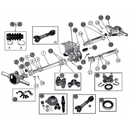 ALBERO DI TRASMISSIONE WRANGLER TJ