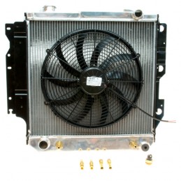 Radiator aluminium with Fan assy  Jeep Wrangler TJ