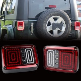 Coppia fari posteriori Led Jeep Wrangler JK