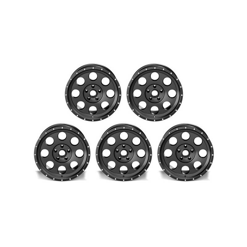 Set 5 Black Wheels 8,5x18 ET +32