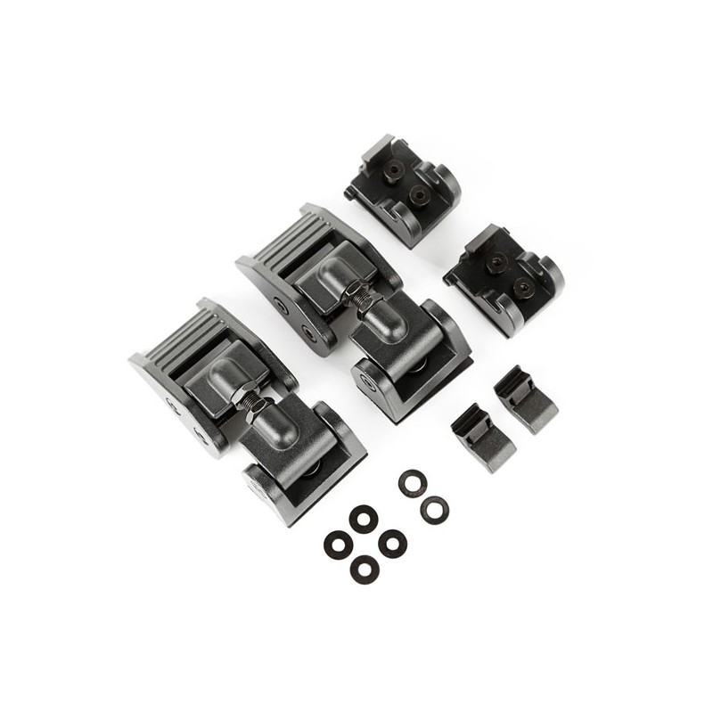 Hood Catches Textured Black Jeep Wrangler JL- JT 18-20