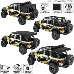 Supertop Ultra 4 Door BLACK TWILL Jeep Wrangler JLU