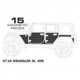Pannelli Magnetici Wrangler JK 07-18 4 porte