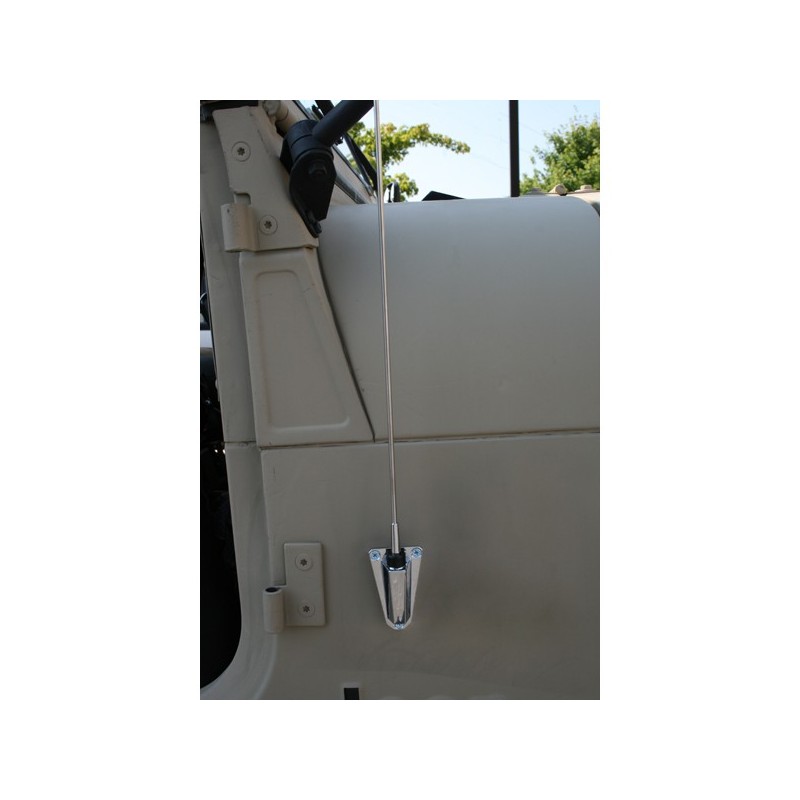 Kit Antenna Jeep Cj-Yj  Cromata Base + Asta 