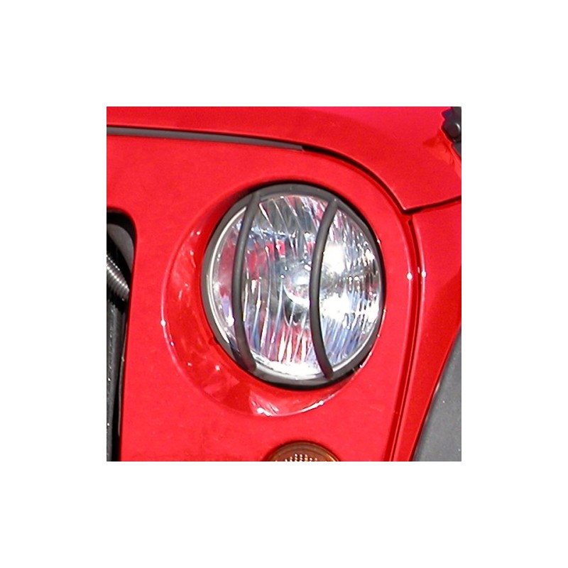 Protezioni Fari neri Rugged Ridge Jeep Wrangler Jk