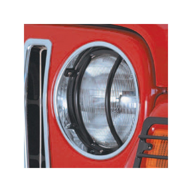 Protezioni Fari neri  Rugged Ridge Jeep Wrangler Tj